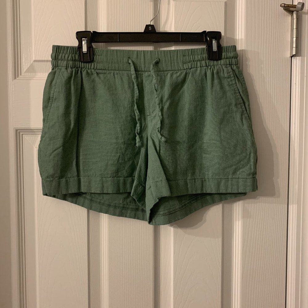 Old Navy Mid-Rise Linen-Blend Shorts -Size Medium